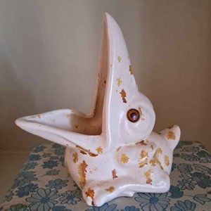 Vintage MCM Mid-Century Baby Bird Sponge Holder